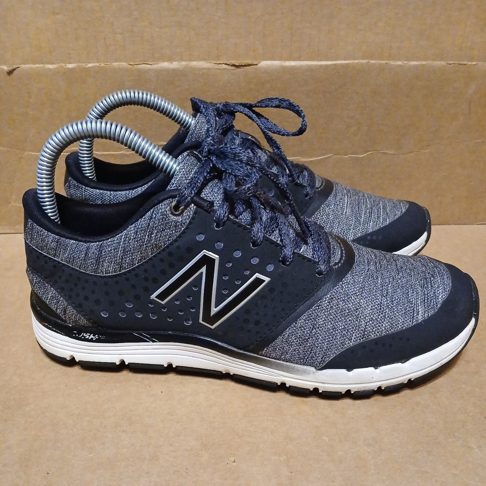 New Balance 577 Black Gray Low Top Walking Sneaker WX577HB4 Womens 7.5